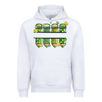 White patricks day pencils Urban Hoodie - MaliasSmallBusiness
