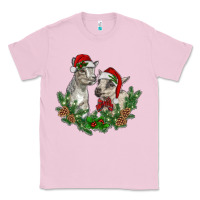 Bubblegum Pink christmas baby goats Classic Tee - RanaPortraitStore