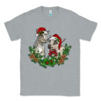 Heather Grey christmas baby goats Classic Tee - RanaPortraitStore