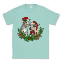 Seafoam christmas baby goats Classic Tee - RanaPortraitStore