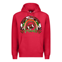 Cardinal Football Rainbow Premium Hoodie - RanaPortraitStore