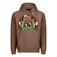Chestnut Football Rainbow Premium Hoodie - RanaPortraitStore