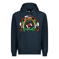 Navy Football Rainbow Premium Hoodie - RanaPortraitStore