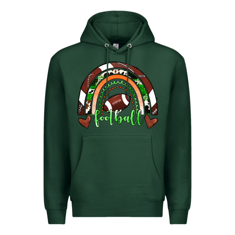 Football Rainbow Premium Hoodie by RanaPortraitStore | Teevron