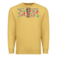 Antique Gold faith ribbon gemstone Premium Sweatshirt - JahusDesignShop