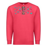 Cardinal faith ribbon gemstone Premium Sweatshirt - JahusDesignShop