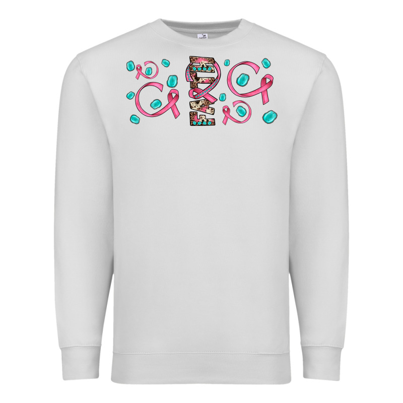 Faith Ribbon Gemstone Premium Sweatshirt by JahusDesignShop | Teevron
