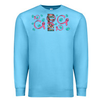 Ocean Blue faith ribbon gemstone Premium Sweatshirt - JahusDesignShop