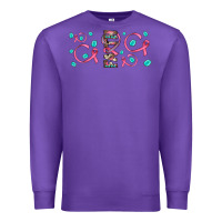 Purple faith ribbon gemstone Premium Sweatshirt - JahusDesignShop