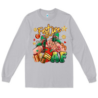 Moon Dust festive af christmas caucasian girl sneakers Long Sleeve Tee - RanaPortraitStore