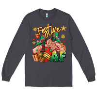 Smoke festive af christmas caucasian girl sneakers Long Sleeve Tee - RanaPortraitStore