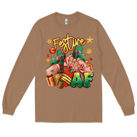Toasted Coconut festive af christmas caucasian girl sneakers Long Sleeve Tee - RanaPortraitStore