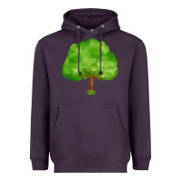 Plum tree Heavyweight Hoodie - FaDigitalArtStudio