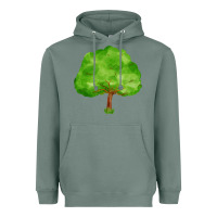 Sage tree Heavyweight Hoodie - FaDigitalArtStudio