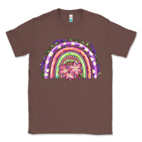 Chestnut Easter Floral Spring Rainbow Classic Tee - RanaPortraitStore