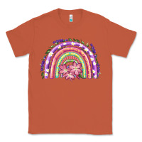 Copper Easter Floral Spring Rainbow Classic Tee - RanaPortraitStore