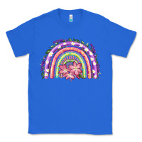 True Royal Easter Floral Spring Rainbow Classic Tee - RanaPortraitStore