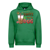 Emerald all i need is coffee and my dog Urban Hoodie - MaliasSmallBusiness