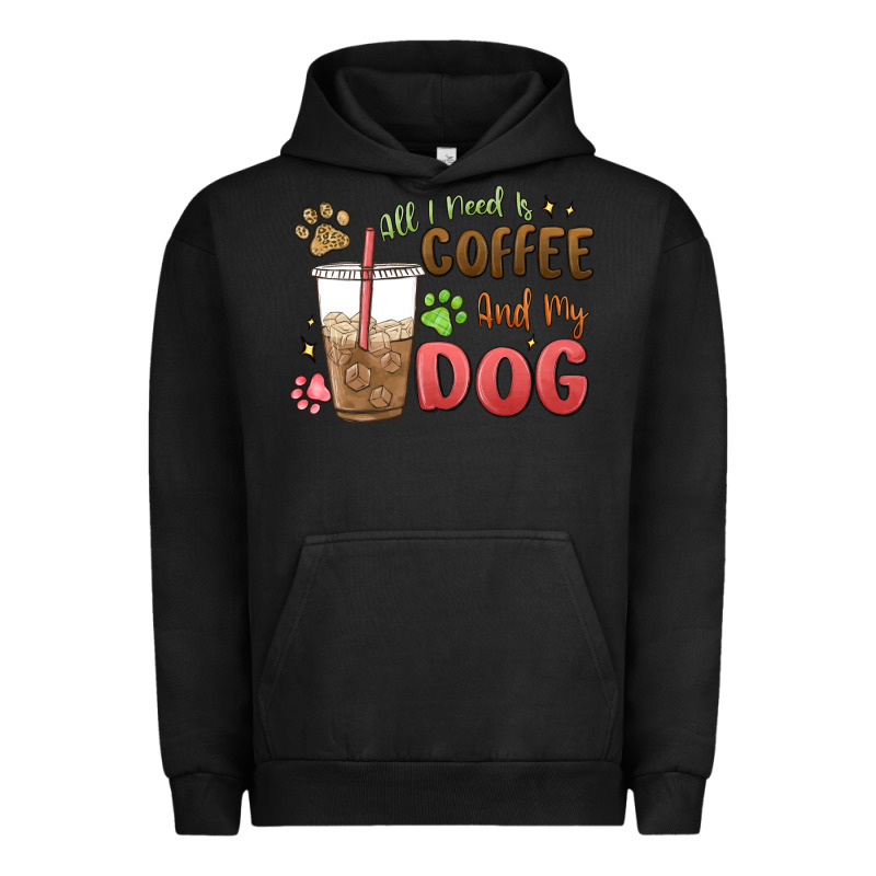 All I Need Is Coffee And My Dog Urban Hoodie by MaliasSmallBusiness | Teevron