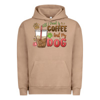 Pigment Burro all i need is coffee and my dog Urban Hoodie - MaliasSmallBusiness