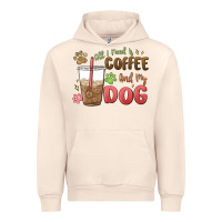 Sandshell all i need is coffee and my dog Urban Hoodie - MaliasSmallBusiness