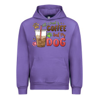 Tulip all i need is coffee and my dog Urban Hoodie - MaliasSmallBusiness