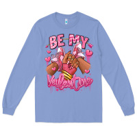 Colony Blue be my valentine afro girl sneakers Long Sleeve Tee - RanaPortraitStore