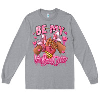 Heather Grey be my valentine afro girl sneakers Long Sleeve Tee - RanaPortraitStore