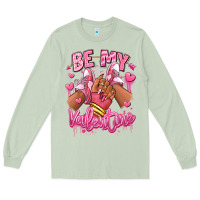 Matcha be my valentine afro girl sneakers Long Sleeve Tee - RanaPortraitStore
