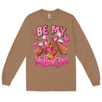 Toasted Coconut be my valentine afro girl sneakers Long Sleeve Tee - RanaPortraitStore
