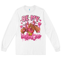 White be my valentine afro girl sneakers Long Sleeve Tee - RanaPortraitStore