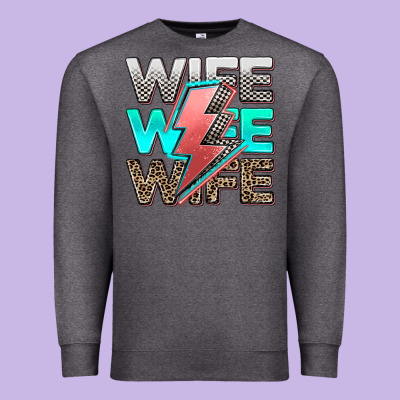 Racing Wife Wife Wife Premium Sweatshirt Designed By Adodesignshop