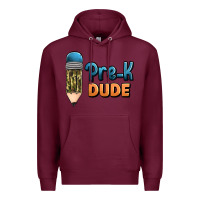 Burgundy pre k dude Premium Hoodie - Jasminsmagicworld