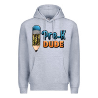 Heather Grey pre k dude Premium Hoodie - Jasminsmagicworld
