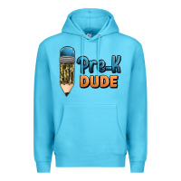 Ocean Blue pre k dude Premium Hoodie - Jasminsmagicworld