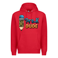 Red pre k dude Premium Hoodie - Jasminsmagicworld