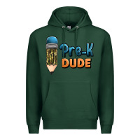 Sports Green pre k dude Premium Hoodie - Jasminsmagicworld