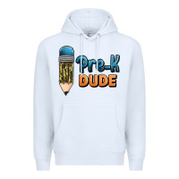 White pre k dude Premium Hoodie - Jasminsmagicworld