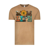 Vintage Camel western cowhide leopard turquoise  leather aztec sunflower mom Vintage Tee - Artiststas