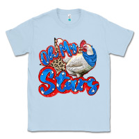 Dusty Blue oh my stars chicken Classic Tee - Zillion Design Studio