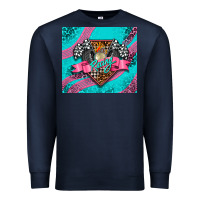 Navy racing pink Premium Sweatshirt - AdoDesignShop