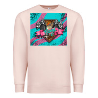 Pale Pink racing pink Premium Sweatshirt - AdoDesignShop