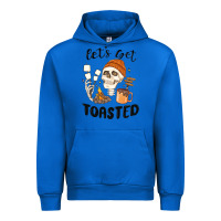 Cobalt let's get toasted camping Urban Hoodie - MaliasSmallBusiness