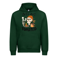 Forest Green let's get toasted camping Urban Hoodie - MaliasSmallBusiness