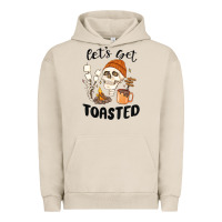 Pigment French Oak let's get toasted camping Urban Hoodie - MaliasSmallBusiness