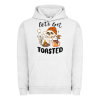 Pigment Lunar Rock let's get toasted camping Urban Hoodie - MaliasSmallBusiness