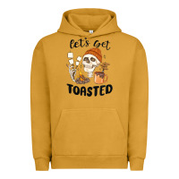 Pigment Peanut Butter let's get toasted camping Urban Hoodie - MaliasSmallBusiness