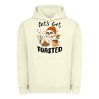 Pigment Pistachio let's get toasted camping Urban Hoodie - MaliasSmallBusiness
