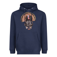 Navy turkey Heavyweight Hoodie - FaDigitalArtStudio