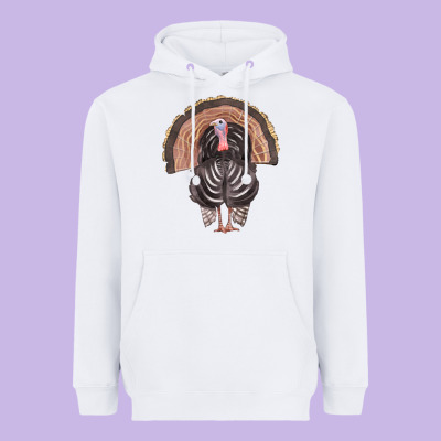 Turkey Heavyweight Hoodie Designed By Fadigitalartstudio